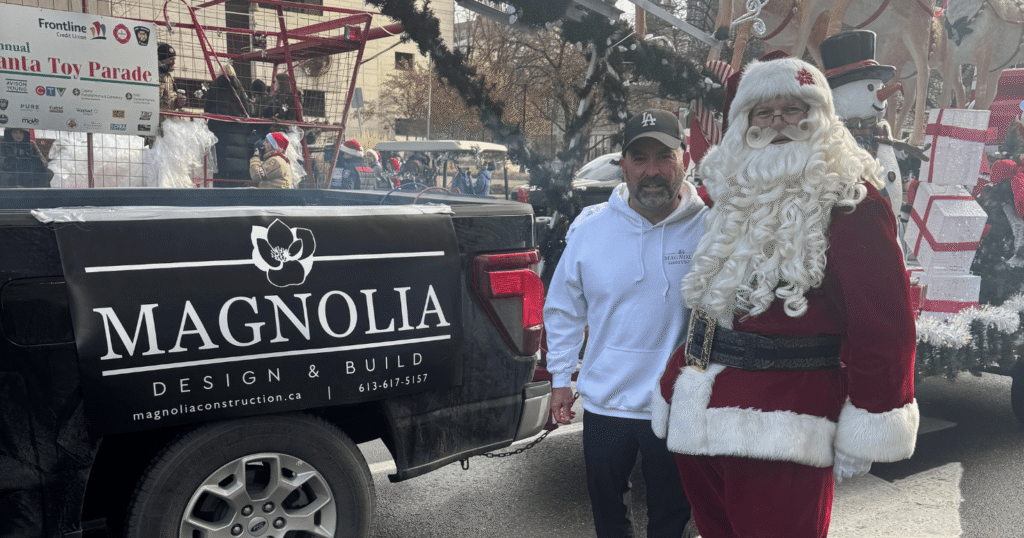 Magnolia Construction at the Santa Clause Parade